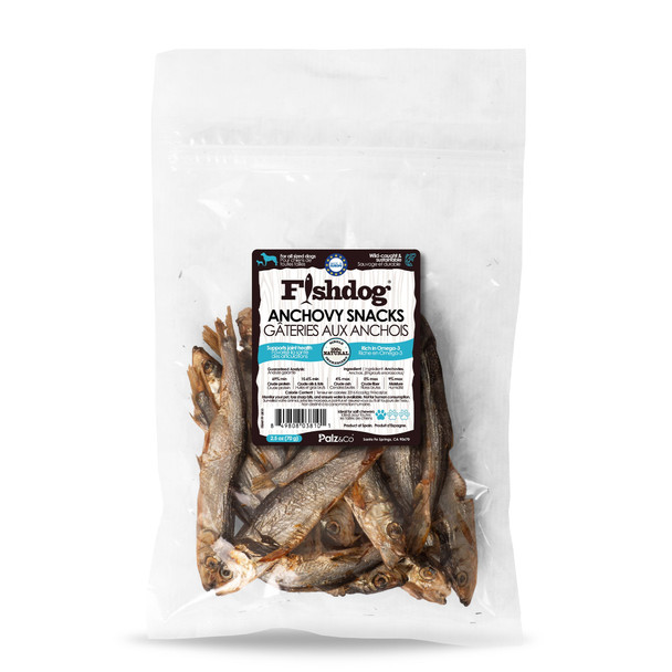 Palz&Co Fishdog Anchovy Snacks 2.5oz