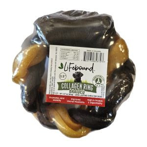 Lifebound Collagen Braided Chew Ring 3.5"
