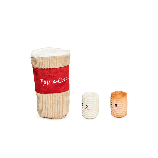 20% OFF Prebook - Hugglehounds Holiday 2026 HuggleSnuggles Pup-a-Cocoa Enrichment Toy