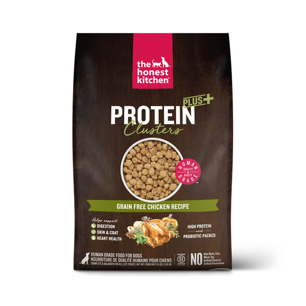20% OFF Promo - The Honest Kitchen Protein Plus Clusters GRAIN FREE - Chicken 4 lb Bag