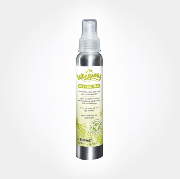 Wee Away Flea & Tick Spray - Lemongrass 4oz