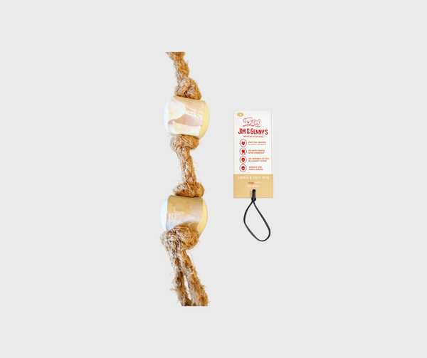 Jim & Benny's Coffee Wood & Coconut Rope Large