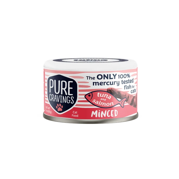 Pure Cravings Minced Tuna & Salmon 12/3oz