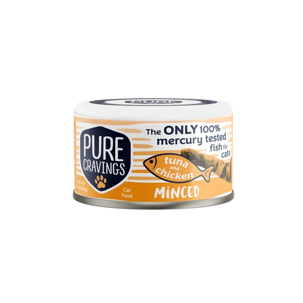 Pure Cravings Minced Tuna & Chicken 12/3oz