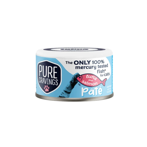 Pure Cravings Tuna & Salmon Pate 12/3oz