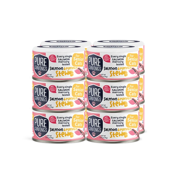 Pure Cravings Senior Salmon & Pumpkin Stew 12/2.47oz