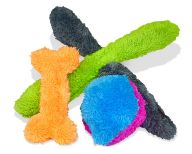 Cycle Dog Duraplush Hundespielzeug – Mittelgroß, Regenbogenförmig, Aus Recycelten Materialien, Quietschfrei