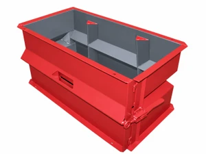 V-Interlock - 2' x 2' x 4' : 3/4 cu yd - Combination