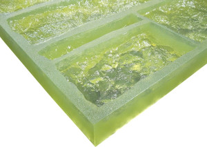 Form Liner - 24 x 48 x 2 Limestone - Bottom Corner (2" Flat Spot for End Liner) Form Liner - 24 x 48 x 2 Limestone - Bottom Corner (2" Flat Spot for End Liner)