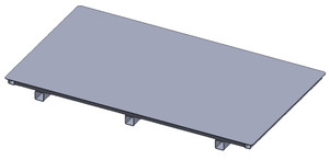 Pouring Base - 48"W x 84"Lg
