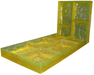 Form Liner - 24 x 28 x 24 x 52 x 4 Multi-Stone Landscape Corner