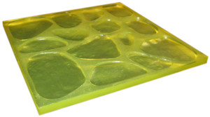 Form Liner - 24 x 24 x 1 River Rock