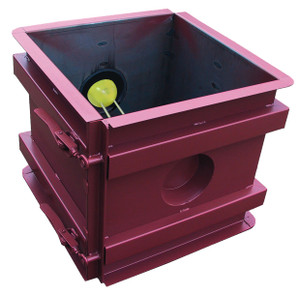 Knob Style - 24 x 24 x 24 Half Block Form (Straight Edges)