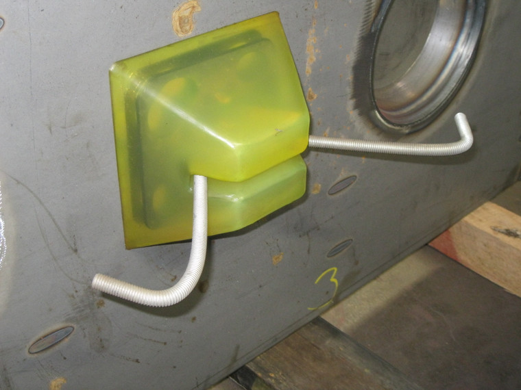 Blockout - 8\" Square w/ 1/2" Slot Rebar Liftpoint (Bolts Included)
