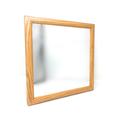 Front Surface Mirror - Oak Large (16x16)