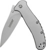 KERSHAW ZING SS POCKETKNIFE, STAINLESS STEEL BLADE, ASSISTED THUMB-STUD AND FLIPPER OPENING EDC