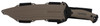 KERSHAW 1077TAN CAMP 10 10 BLACK POWDER COATED - INCLUDES SHEATH