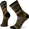 SMARTWOOL MEN'S PERFORMANCE HIKE FULL CUSHION RAIL STRIPE CREW SOCKS - SW001619