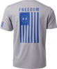 UNDER ARMOUR MEN'S UA FREEDOM FLAG ATHLETIC GRAPHIC T-SHIRT - 1333350