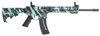 SMITH WESSON 12066 MP1522 SPORT 22 LR CALIBER WITH 251 CAPACITY 16.50 BLACK BARREL OVERALL ROBIN EGG BLUE PLATINUM FINISH 6 POSITION CAR STOCK RIGHT HAND