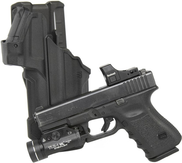 BLACKHAWK T-SERIES LE BUNDLE HOLSTER FOR GLOCK 17 W/ STREAMLIGHT TLR 1 + RXS250