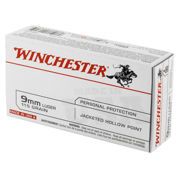 WINCHESTER 9MM 115GR FMJ + HOLLOW POINT - 500 ROUNDS EACH