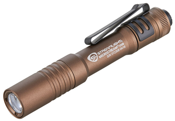 STREAMLIGHT 66608 MICROSTREAM USB POCKET LIGHT COYOTE