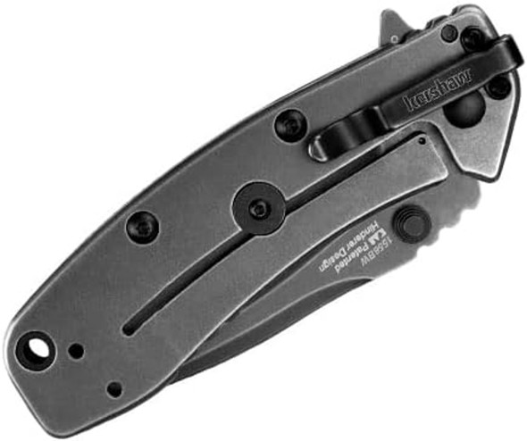 KERSHAW XL CRYO II POCKET KNIFE, 3.25" STEEL TITANIUM-COATED BLADE, ASSISTED EVERYDAY CARRY POCKET KNIFE