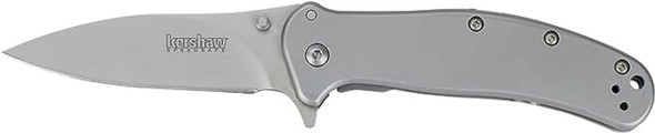 KERSHAW ZING SS POCKETKNIFE, STAINLESS STEEL BLADE, ASSISTED THUMB-STUD AND FLIPPER OPENING EDC