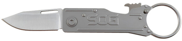 S.O.G SOGKT1001C KEYTRON 5CR13MOV SS 1.80 FOLDING - CLIP POINT PLAIN