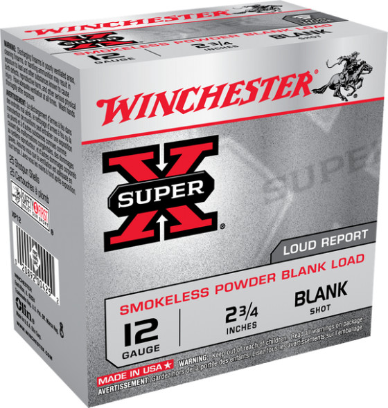 12 GAUGE, 2.75" XP12 BLANK SMOKELESS POWDER /25 BOX