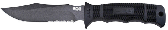 S.O.G SOGM37K SEAL PUP AUS8A SS 4.75 FIXED - CLIP POINT PART SERRATED