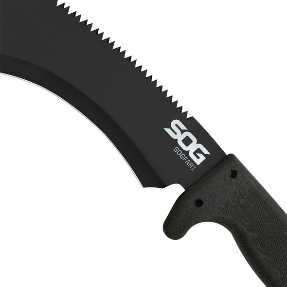 S.O.G SOGMC11N SOGFARI 12 BLACK HARDCASED 3CR13MOV SS BLADE 18" - DROP POINT SAW