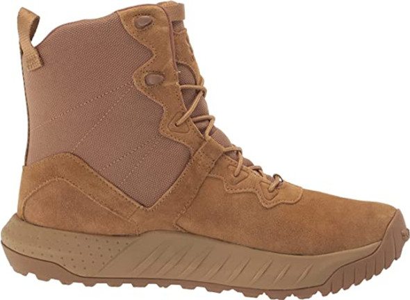 UNDER ARMOUR WOMEN'S MICRO G VALSETZ LEATHER TACTICAL BOOTS - COYOTE