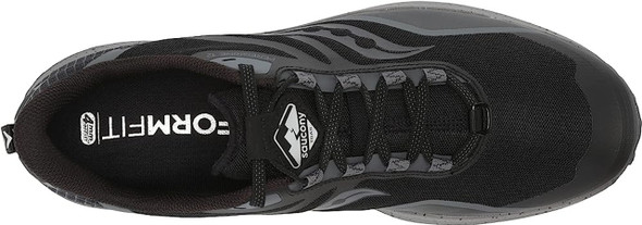 PEREGRINE 12 RUNNING SHOES, MEN'S, BLACK/CHARCOAL, 10