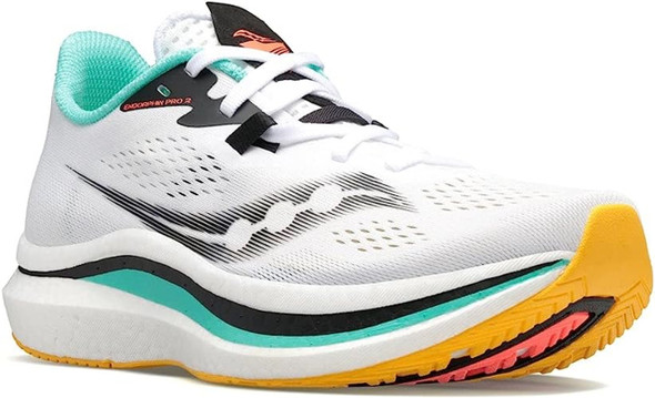 ENDORPHIN PRO 2 RUNNING SHOES, WOMEN'S, WHITE/BLACK/VIZI, 9.5