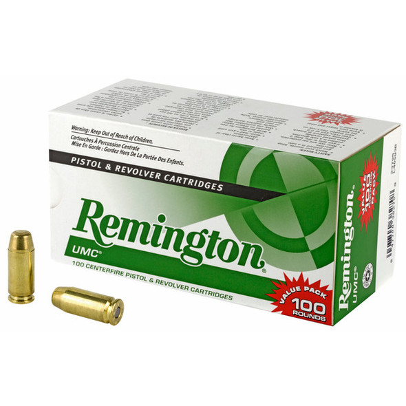 REMINGTON UMC 40 S&W 180 GRAIN FULL METAL JACKET 100 ROUND VALUE PACK - 23795