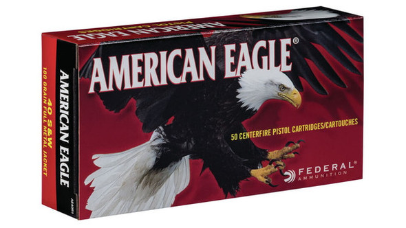 FEDERAL AMERICAN EAGLE 40 S&W AMMUNITION 120 GRAIN LEAD FREE BALL- AE40LF1 100 ROUNDS