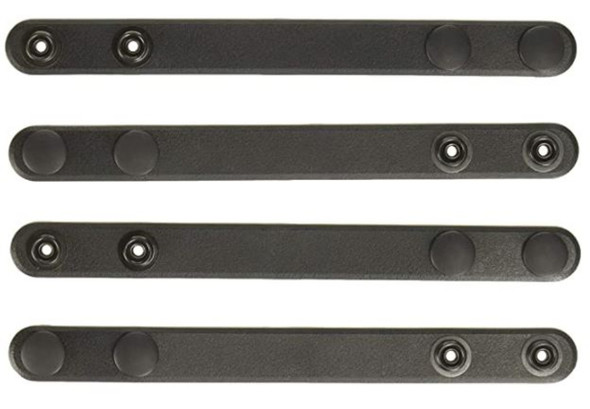 BLACKHAWK LE DUTY GEAR MOLDED BELT KEEPERS, 4-PIECE - 44B300BK