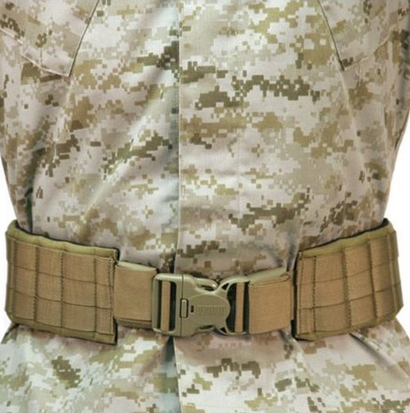 BLACKHAWK STRIKE PADDED PATROL BELT, COYOTE TAN, MEDIUM 43"-49" - 41PBT2DE