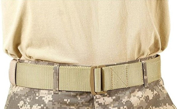 BLACKHAWK UNIVERSAL BDU BELT, ADJUSTS UP TO 52IN, DESERT SAND BROWN - 41UB01DB