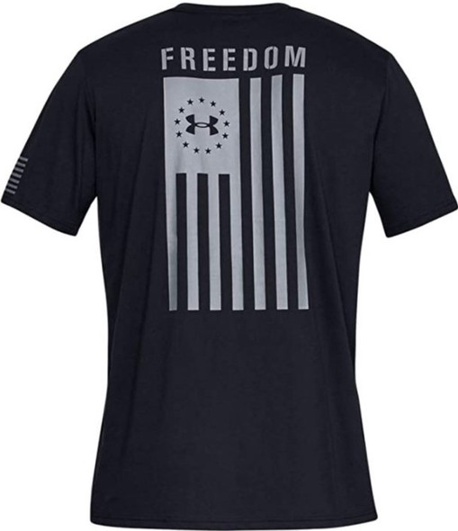 UNDER ARMOUR MEN'S UA FREEDOM FLAG ATHLETIC GRAPHIC T-SHIRT - 1333350