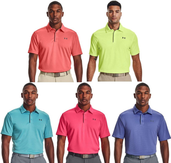 UNDER ARMOUR MEN'S UA TECH POLO GOLF SHIRT - 1290140