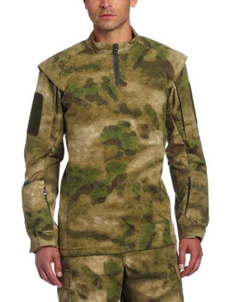 PROPPER MEN'S TAC.U COMBAT SHIRT, A-TACS AU CAMO, X-SMALL REGULAR