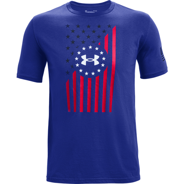 UNDER ARMOUR FREEDOM FRONT FLAG T-SHIRT