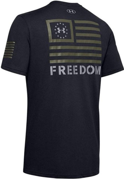 UNDER ARMOUR MEN'S UA FREEDOM BANNER SHORT SLEEVE ATHLETIC T-SHIRT - 1352147