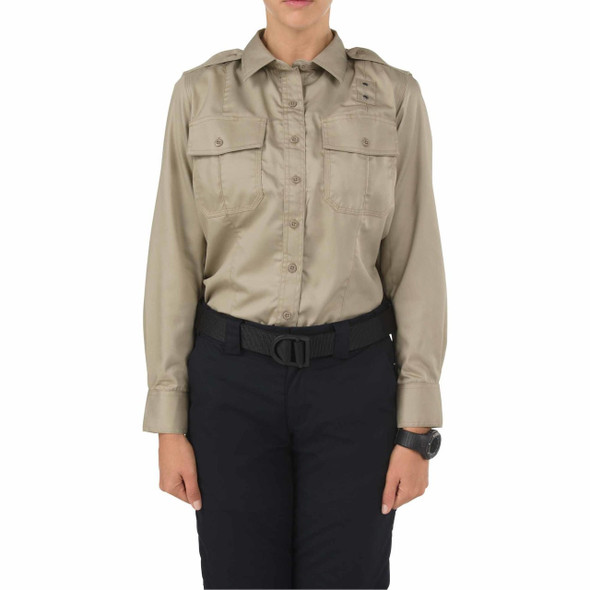 5.11 TACTICAL WOMEN'S TWILL PDU LONG SLEEVE CLASS A SHIRT