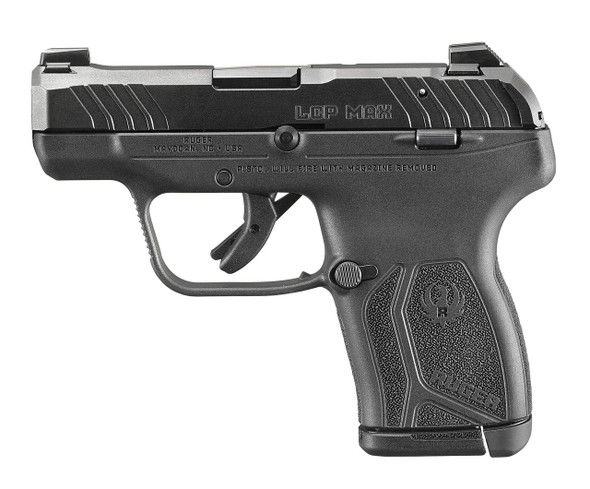 RUGER .380 ACP 2" BARREL, BLACK OXIDE, BLACK NYLON GRIP PISTOL - 10RD