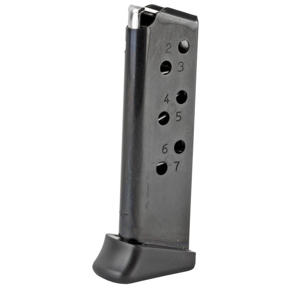 MECGAR MGPPKS32FRB STANDARD BLUED DETACHABLE WITH FINGER REST 7RD 32 ACP FOR WALTHER PPK