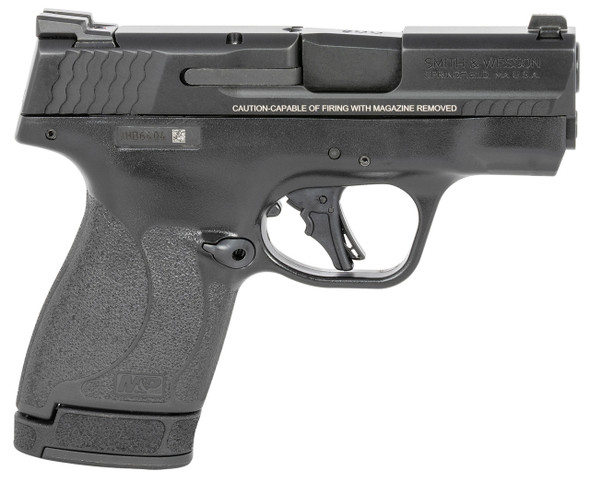 SMITH WESSON 13250 MP SHIELD PLUS 9MM LUGER 3.10 BARREL 101 OR 131 BLACK POLYMER FRAME GRIP ARMORNITE STAINLESS STEEL SLIDE TRITIUM NIGHT SIGHTS NO MANUAL SAFETY